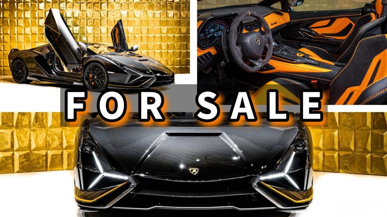 Lamborghini Sian Roadster се продава за 4,6 милиони долари