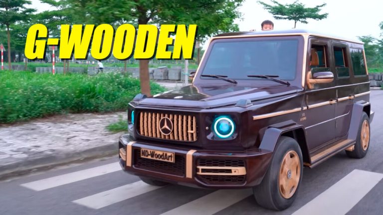 YouTube–er претвори Mitsubishi Pajero во Mercedes-AMG G63 користејќи дрво